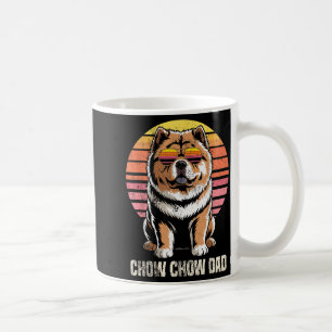 Mug Papa Chow Chow Rétro Cool Drôle Propriétaire De Ch