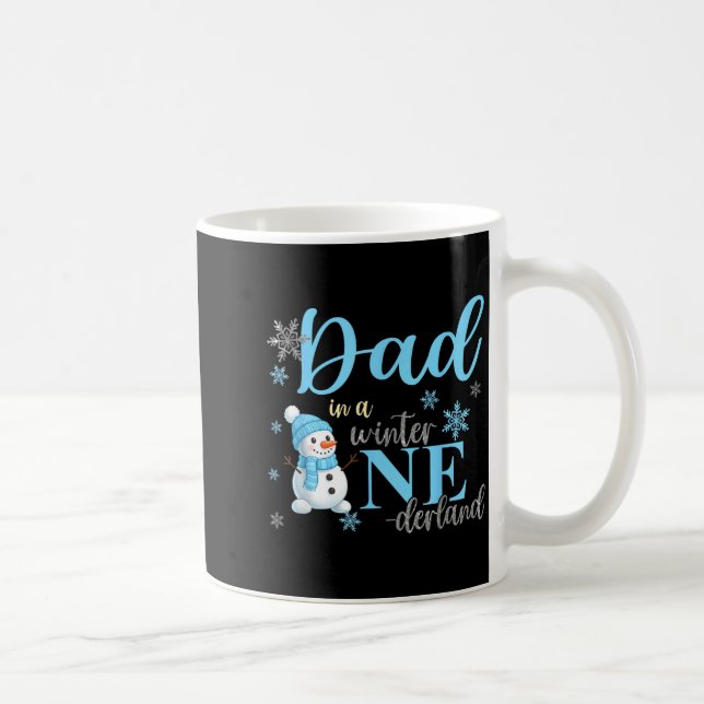 Mug Papa dans un joyeux anniversaire de l'hiver oneder (Droite)