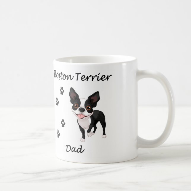 Mug Papa de Boston Terrier (Droite)