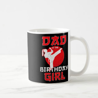 Mug Papa De L'Anniversaire Karate Taekwondo Girl Marti