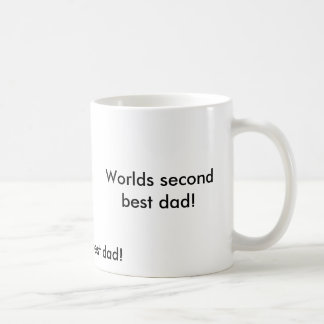 Mug Papa de meilleur des mondes deuxièmes ! , Papa des