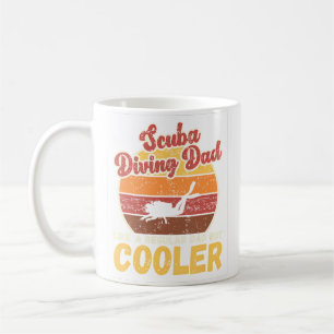 Mug Papa de plongée en scaphandre autonome Papa de plo