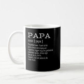 Mug Papa Définition Grand-Père Fête des pères Cadeaux 