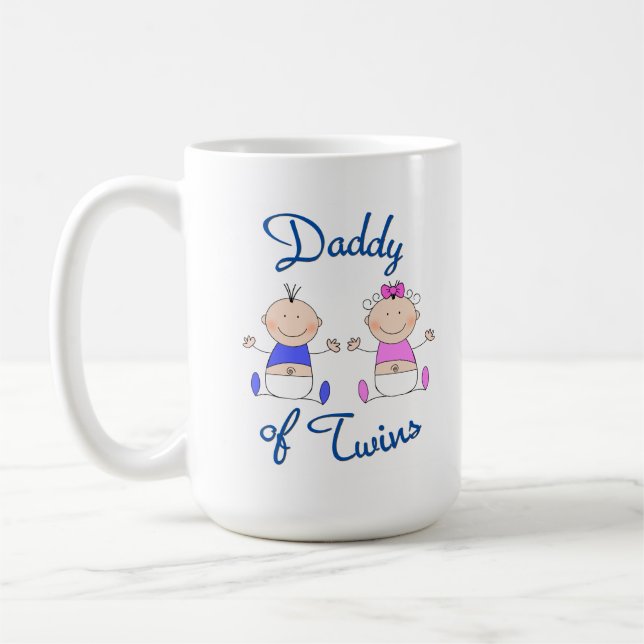 Mug Papa des jumeaux (Gauche)