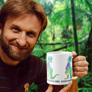 Mug Papa Dinosaur Drôle T-Rex
