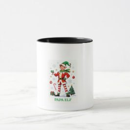 Mug « Papa Elf, de la magie dans chaque gorgée »