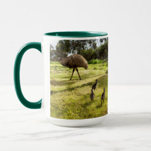 Mug Papa Et Bébé Emus,