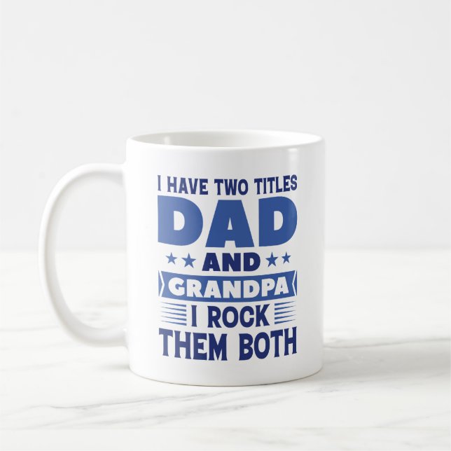 Mug Papa Et Grand-Père (Gauche)