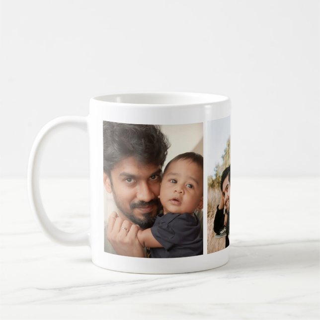 Mug Papa Fête des pères Anniversaire 3 Photo (Gauche)