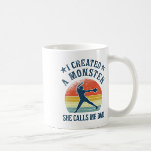 Mug Papa fièrement idiot - J'ai créé un monstre qu'ell