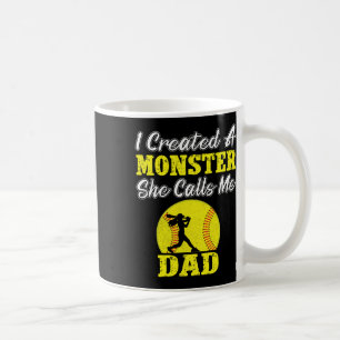 Mug Papa Fille Coach Drôle Softll A Créé Un Monstre