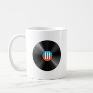 Mug Papa Golf Scramble Rétro Vinyle Monogramme Nom