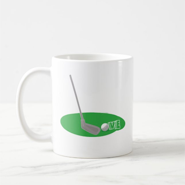Mug Papa, grand papa café fête des pères Custom Golf L (Gauche)