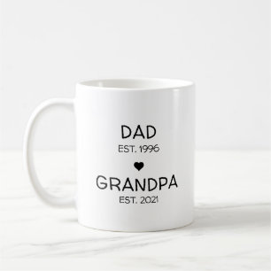 Mug Papa grand-père Grossesse Faire-part bébé révélati
