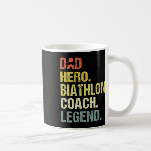 Mug Papa Hero Biathlon Entraîneur Funny Biathlon Entra