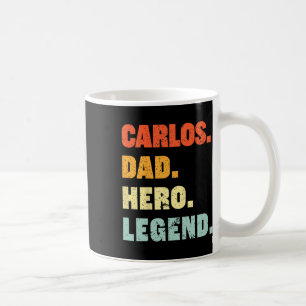 Mug Papa Hero Legend Personnalisé Nom Pères D