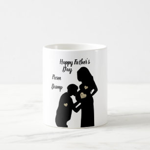 Mug Papa heureux de fête des pères de bosse