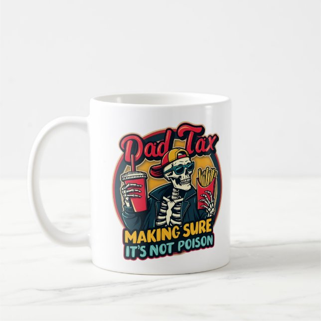 Mug Papa Impôt S'assurer que ce n'est pas du poison Dr (Gauche)