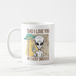 Mug Papa, je t'aime dans tous les univers