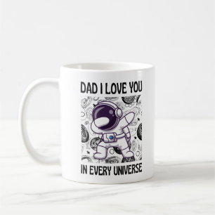 Mug Papa, je t'aime dans tous les univers
