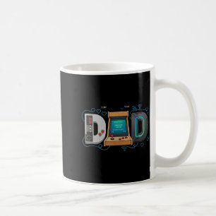 Mug Papa joueur jeu vidéo rétro arcade Fête des pères