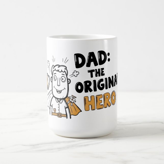 Mug Papa, la Fête des pères du héros original (Centre)