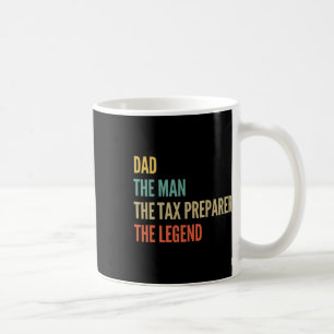 Mug Papa L'Homme Le Préparateur Fiscal La Légende