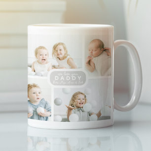 Mug Papa Moderne 4 Photo Gris