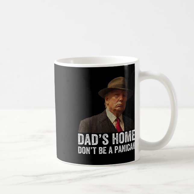 Mug Papa n'est pas à la maison d'un panier Amusant Tru (Droite)