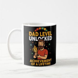 Mug Papa Niveau Déverrouillé - Drôle cadeau de fête du