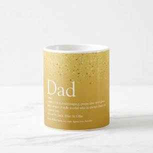 Mug Papa, Papa, Papa, Définition Père Parties scintill