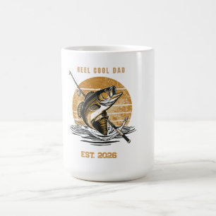 Mug Papa Pêcheur Super Cool Graphique de Pêche pour la