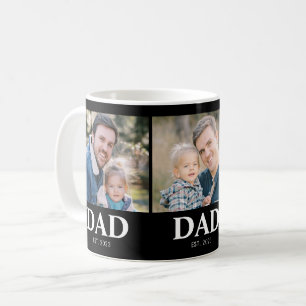 Mug Papa personnalisé depuis 3 photos pour la fête des