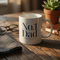 Papa personnalisé N°1 | Nom personnalisé Fête des