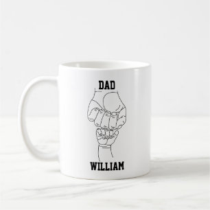 Mug Papa personnalisé Père père papa cadeau avec le no