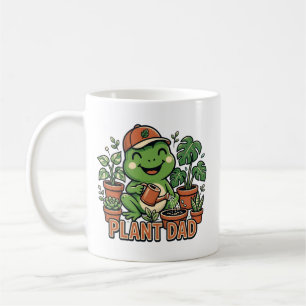 Mug Papa plante grenouille arrosant des plantes d'inté