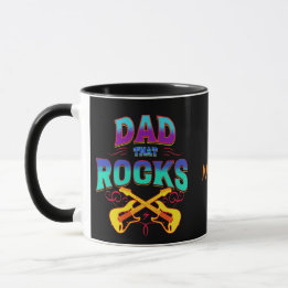 Mug PAPA QUI DÉCHIRE ! Guitares