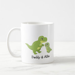 Mug Papa & Son Dino Love - Famille personnalisée