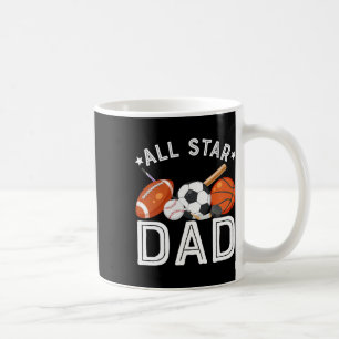 Mug Papa Toute Étoile Du Garçon D'anniversaire Sketll