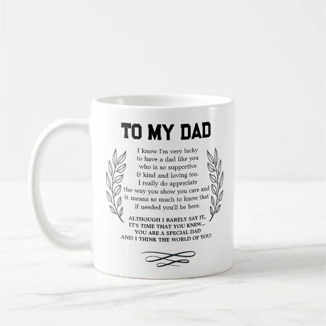 Mug Papa, tu es un papa spécial (Gauche)