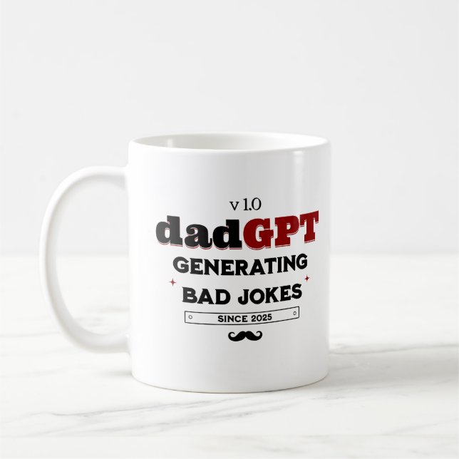 Mug PapaGPT Générer de mauvaises plaisanteries depuis  (Gauche)