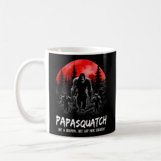 Mug Papasquatch Comme Un Grand-Père Juste Beaucoup Plu