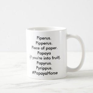Mug #PapayaHorse