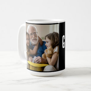 Mug Papé Ét. Photo de texte grunge blanc