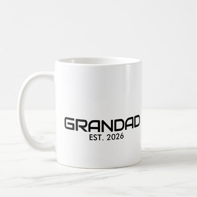 Mug Papi établi Nouveau Cadeau de Papi  (Gauche)