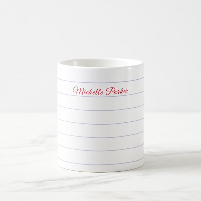 Mug Papier à liner Professional Plin Minimalist Ajoute (Centre)