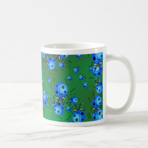 Mug Papier peint de coccinelle