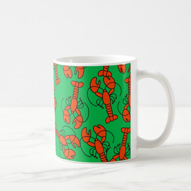 Mug Papier peint de homard (Droite)