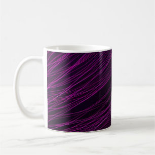 Mug Papier peint numérique violet et blanc