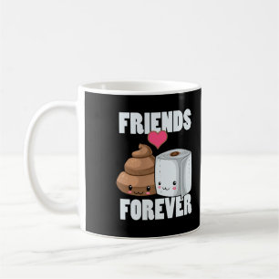 Mug Papier Toilette Et Pot Pour Amis Forever